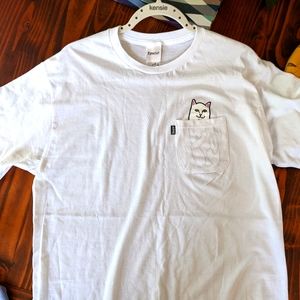 Mens Large RIP N DIP white shirt with Lord Nermal